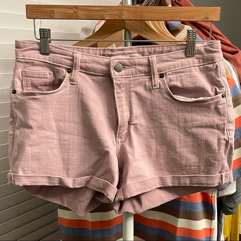 Pink Target stretch shorts